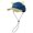 Blue with rope, variant on Cats Ear Baseball Hat with Pilot Eyewear Fast Drying Sport Gear Sunproof Hat