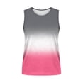 thumbnail image 7 of Ihhxva Women's Plus Women's Sleeveless Tops Moisture-Wicking Quick Dry Gradient Tank Top Racerback Sports Athletic Yoga Running Loose Fit Breathable Summer S-5XL, 7 of 7