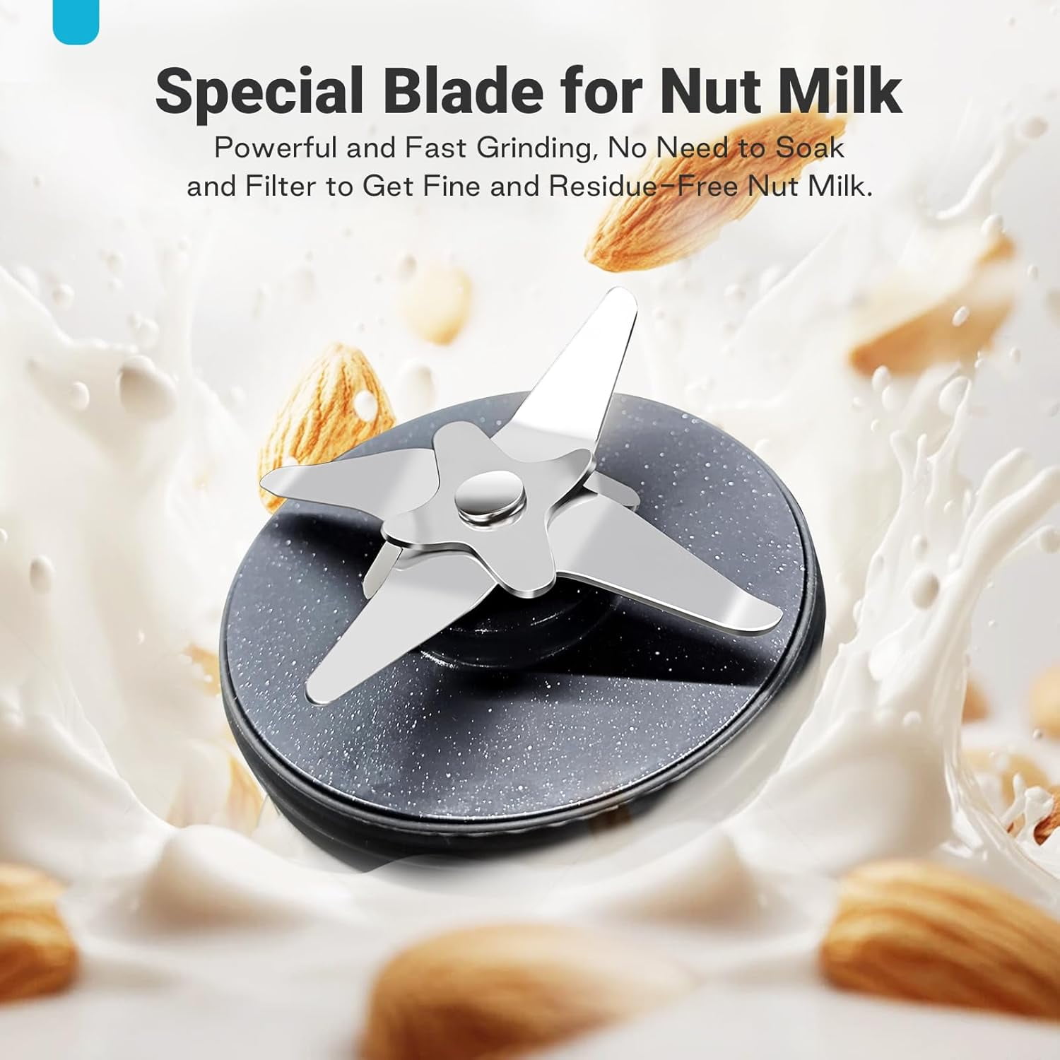 53oz Nut Milk Maker, 12‑in‑1 Heated Blender, Detachable Pitcher, 24H Delay, Keep Warm, Auto‑Clean