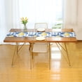 thumbnail image 3 of Yayeee Table Runner 90 inches Long Home Kitchen Dinning Party Decoration, Light Blue Lemon, 3 of 7