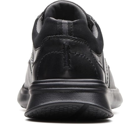 clarks mens black lace up shoes