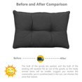 thumbnail image 4 of POINTERTECK Rattan Chair Cushion Garden Wicker Cushion Back and Seat Cushion Rattan Chair Pads Replacement Cushions for Deep Seating Patio Chair Garden Furniture Outdoor Patio(1pc Back Cu, 4 of 6