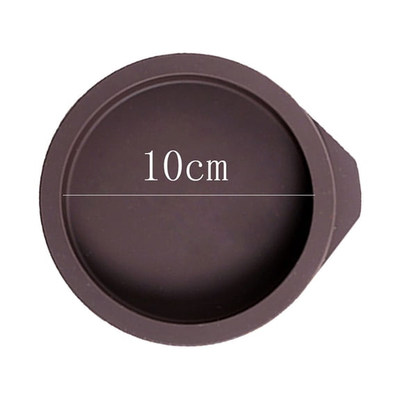 4-Piece 4-Inch Round Silicone Cake Pans Set Non-Stick Bakeware for Baking Cakes, Desserts, Chocolate & Crafts