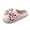 Pink, variant on Bow House Slippers for Women Ladies Bowknot Comfy Fuzzy Bedroom Slippers Bride Wedding Indoor Outdoor Memory Foam Shoes