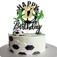 thumbnail image 1 of Fiesta de cumpleaños número 17 de Cake Topper YCTHUNFISH Soccer, 1 of 7