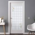 thumbnail image 3 of Spring Daisy Floral Window Privacy Film, Yellow Plaid Summer Botanical Static Cling UV Sun Blocking Tint Film Heat Control Windows Films for Bedroom Bathroom, Window Stickers 35.4"x78.7", 3 of 8