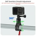 thumbnail image 6 of Zeiwohndc Aluminum Alloy Bike Handlebar Clamp For Action Cameras Easy Installation, 6 of 10