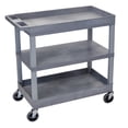 thumbnail image 2 of Luxor EC121-G Luxor Three Shelf Utility Cart, 2 of 2