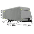 VEVOR RV Cover, 16'18' Travel Trailer RV Cover, Windproof RV & Trailer