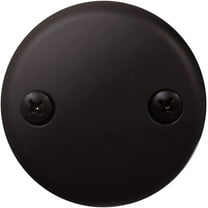 Westbrass D329-12 3-1/8" Two-Hole Bathtub Overflow Elbow Cover,, Oil Rubbed Bronze