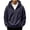 CF06_Navy, variant on Resicozy Mens Quarter Zip Up Hoodies Long Sleeve Drop Shoulder Sweatshirt Casual Fall Winter Streetwear Pullover 2026 Beige S