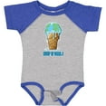 thumbnail image 3 of Inktastic Keep It Cool Melting Earth Ice Cream Cone Boys or Girls Baby Bodysuit, 3 of 5
