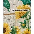 thumbnail image 5 of Outdoor Pillow Covers Pack of 2, Watercolor Sunflower on Vintage Letter Waterproof Throw Pillowcase Cushion Cases, Summer Floral Decorative Pillow Cover for Couch Sofa Home Bed Patio, 5 of 6