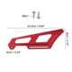 thumbnail image 3 of Motocicleta Trasero Rueda dentada Cadena Protector Cubierta Aluminio Aleación Rojo, 3 of 7