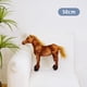 thumbnail image 4 of Juguetes de peluche de caballo de 30/40/50cm, almohada de peluche realista, Linda, suave, creativa, Huggable, gran oferta2070, 4 of 4