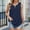 Navy, variant on Fnooota Workout Tank Tops for Women, Casual V Neck Sleeveless Summer Tanks Navy Size S