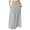 Light Gray, variant on RUTAYY Women Straight Solid Color Skirt Casual Basic Midi Skirt For Daily Wear Outing Spring Summer Fall Versatile Stretch Comfortable Flowy Swing Skirts