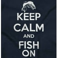 thumbnail image 2 of Keep Calm Fish On Fishing Enthusiast Boys Kids T Shirt Tees Tops Teen Brisco Brands X, 2 of 6