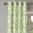 thumbnail image 2 of Ambesonne Palm Leaf Grommet Curtain, Fresh Environment, 50" x 120", Fern Green Pale Green, 2 of 6