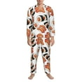 thumbnail image 3 of Lsque Sushi Roll Pattern Long Sleeve Pajama Set for Men - Soft 2-Piece Sleepwear and Loungewear Set with Pockets, Comfy Nightwear-XX-Large, 3 of 7