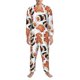 thumbnail image 3 of Balery Sushi Roll Pijama para Hombre de Dos Piezas con Manga Larga, Conjunto de Dormir y Descanso Suave con Bolsillos-X-Large, 3 of 7