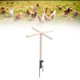 thumbnail image 5 of Juguetes Soporte De Madera Para Pollos, Juguete Multifuncional Para Entrenamiento De Pájaros, Rama, Perca Con Enchufe De Tierra De Metal Para Loros, Aves De Corral, Gallo, 5 of 7