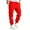 Red, variant on IROINNID Sweatpants for Men Solid Drawstring Waist Jogger Pants Thicken Stretch Comfy Sport Pants With Pocket,Red