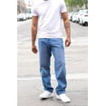 thumbnail image 6 of Victorious Men's Essential Baggy Wide Denim Jeans DL999 Indigo 3232, 6 of 6