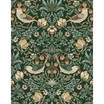 NextWall Aves Garden Peel and Stick Wallpaper (Forest Green)