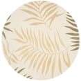 thumbnail image 2 of SAFAVIEH Soho Geri Floral Wool Area Rug, Ivory/Multi, 8' x 8' Round, 2 of 6