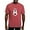 Crimson Red, variant on - Sigma Alpha Iota Black And White Crest T Shirt - Mens Comfort Colors Shirt