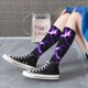 thumbnail image 5 of Fotbe Galaxy Lightning Calcetas Divertidas Estampadas para Hombre y Mujer, Calcetas de Algodón hasta la Rodilla para Caminar, Correr, Enfermería y Embarazo, 5 of 6