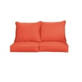 thumbnail image 3 of Sunbrella Coral Corded Indoor/ Outdoor Deep Seating Loveseat Pillow and Cushion Set 29 in x 27 in, 3 of 5