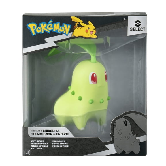Pokemon Collectible Vinyl Figure Chikorita for Trading Card Games