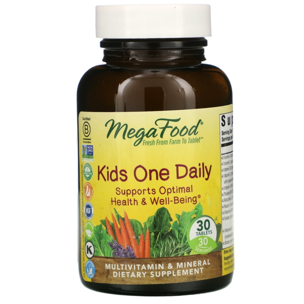 MegaFood, Kids One Daily, Daily Multivitamin and Mineral Dietary