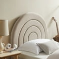 thumbnail image 2 of Modway Solana Arched Performance Velvet Twin Platform Bed in Almond, 2 of 9
