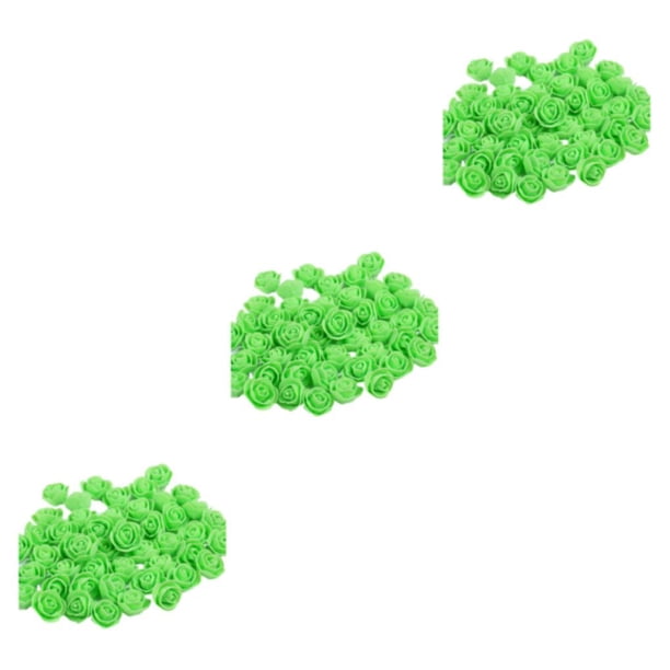 Advancent 500 piezas accesorio definitivo para todos los proyectos de bricolaje con excelentes materiales y cabeza de rosa DIY verde Type1 NO1