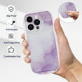 thumbnail image 5 of Designed Case for iPhone 14 Pro Max 2022 (6.7 Inch), Simplicity Shockproof TPU Phone Case for iPhone 14 Pro Max, Cover Case for Girls and Women, Purple Halo, 5 of 13