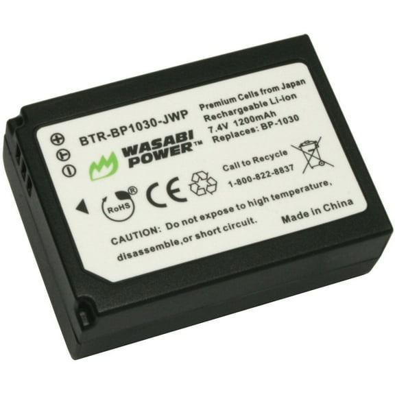 Wasabi Power Battery for Samsung BP1030, BP1130, ED-BP1030