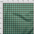 thumbnail image 3 of oneOone Silk Tabby Dark Olive Green Fabric Check Sewing Material Print Fabric By The Yard 42 Inch Wide, 3 of 4