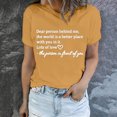 thumbnail image 2 of Camisetas de Manga Corta para las Mujeres Impreso Cuello de Tripulación Suelto Tee, Vintage Gráfico Casual Camisetas para las Mujeres Gráfico, 2 of 6