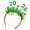 Green, variant on Fogun Sparkling Sequins Letter Hair Hoop 2025 New Year Hairband Christmas Cosplay Party Headband for Teens Women