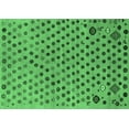 thumbnail image 1 of Ahgly Company Indoor Rectangle Oriental Emerald Green Modern Area Rugs, 7' x 10', 1 of 4