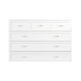 thumbnail image 3 of Atlin Designs Lit Escamotable Coffre en Bois Massif Blanc Matelas Grand Prêt à Assembler, 3 of 12
