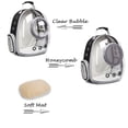 thumbnail image 3 of LAIRIES Small Medium Space Capsule for Travel Hiking Outdoor Cat Backpack Carrier, 12 lb Limit, 3 of 7