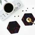 thumbnail image 4 of Lsque Five Nights At Freddy'S Pattern 4" Drink Coasters Set of 6, Leather Absorbent Coasters, Table Coaster Set Decorative Coffee Cup Coasters Housewarming Gift, 4 of 7