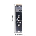 thumbnail image 2 of Adaptador PCIE a NVME M.2 SSD M Key admite 2230/42/60/80 M.2 SSD (verde), 2 of 2
