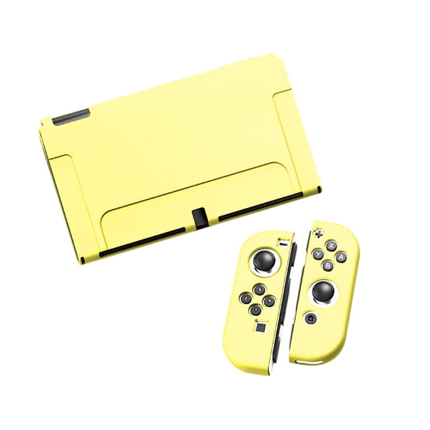 Funda blanda para consola de juegos NS OLED Protector de carcasa protectora (amarillo) Ehuebsd Para estrenar