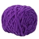 thumbnail image 1 of Ovillo de hilo, ovillos de lana gruesa, hilo suave, terileno de una sola raya de hielo gruesa para ganchillo y tejer bufandas, mantas artesanales(14 morado), 1 of 5