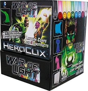 War of Light Lantern Corps ~ INDIGO TRIBE LIGHT CONSTRUCT HeroClix Set Axe Rifle